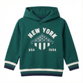 Forest Green "New York 1996" Varsity Pullover Hoodie (BG-000084)