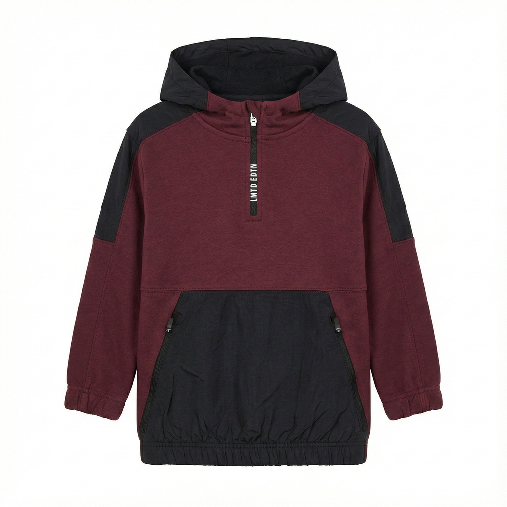 Limited Edition Maroon Pullover with Kangaroo (BG-000090)