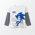 Ovs kids long sleeved t-shirt with sonic the hedgehog print (BG-000107)
