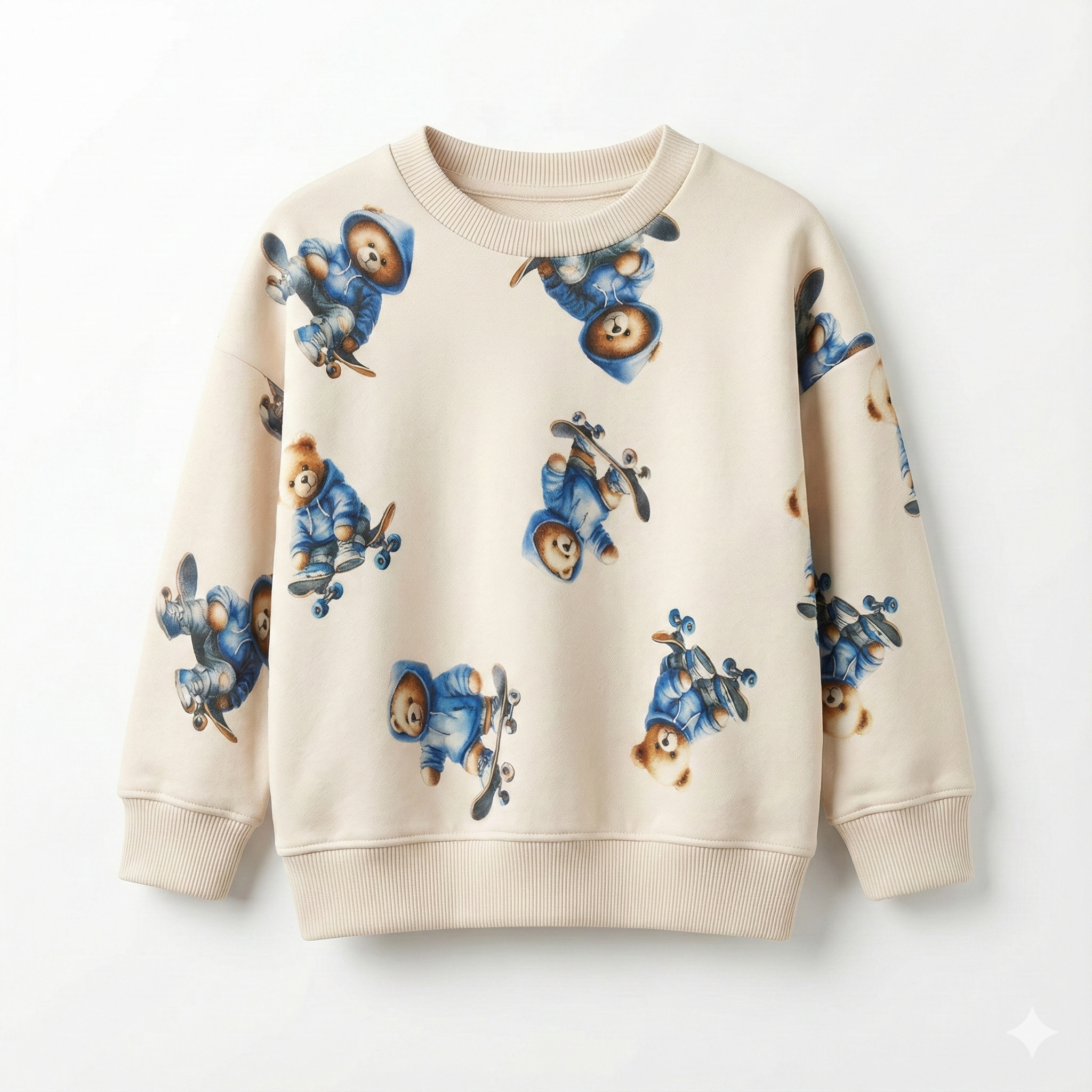 Paddington bear pattern printed sweatshirt