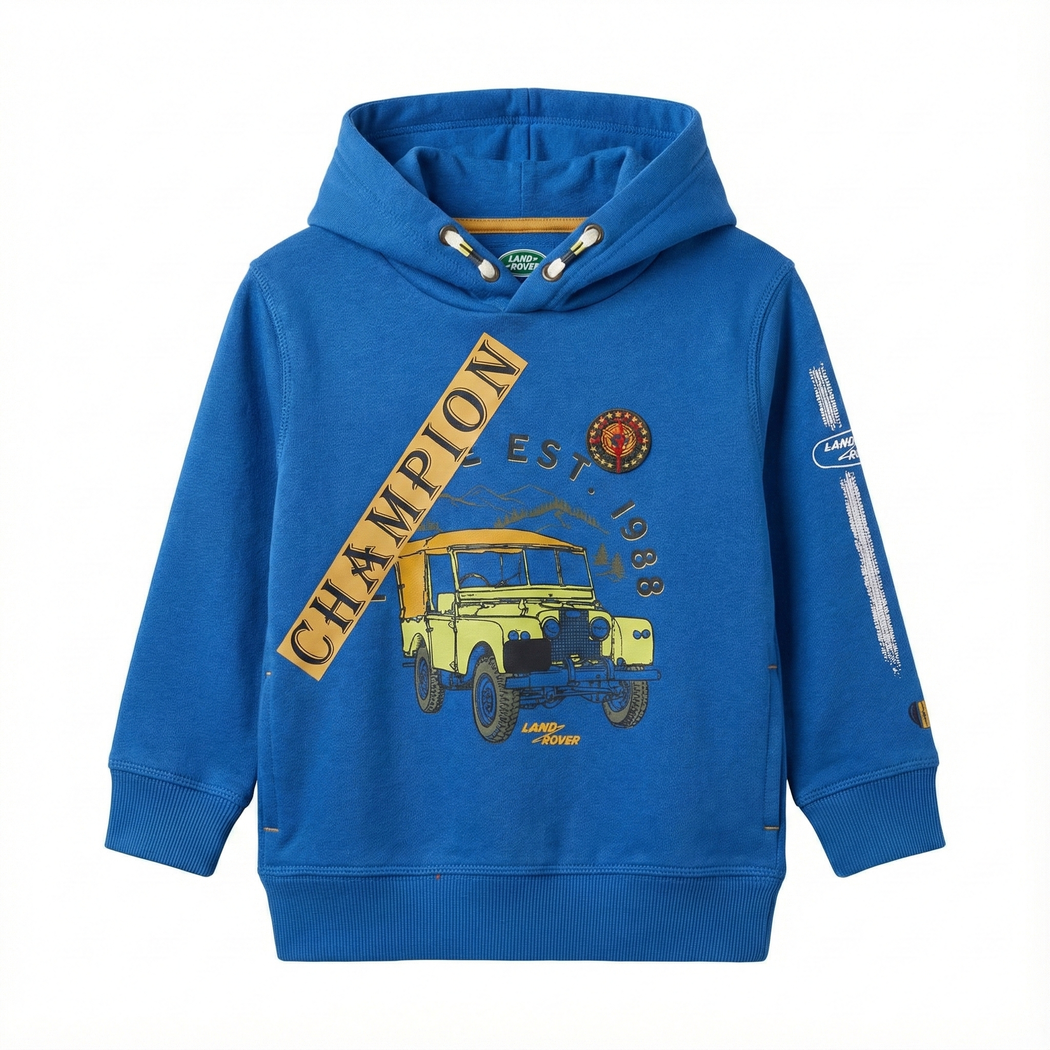 Blue Land Rover "Champion" Graphic Pullover Hoodie