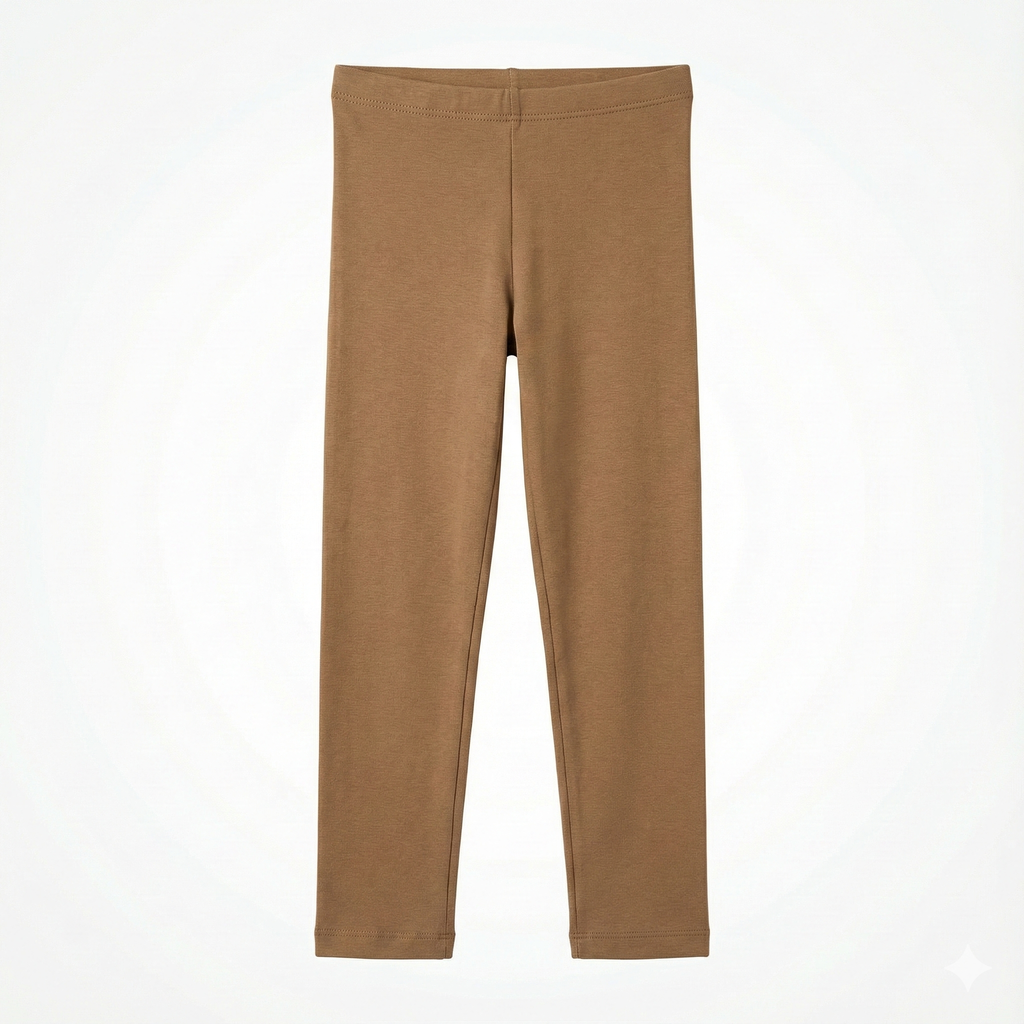 baby & toddler cozy sherpa Winter leggings - Camel (BG-000076)