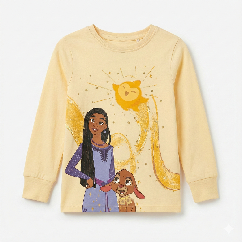 Disney Wish Asha & Friends Long Sleeved Shirt (BG-000153)