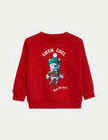 Red marks & spencer sweatshirt with a bear graphic (BG-000061)