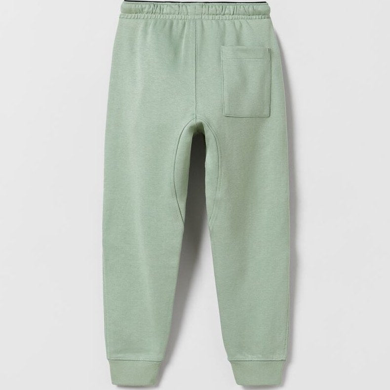 Boys' Olive Green Tech Fleece Cargo Joggers with Utility Pocket