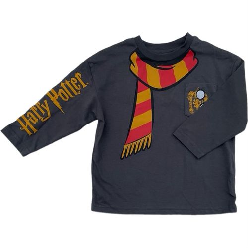 Harry poter long sleeved t-shirt with printed scarf and small pocket