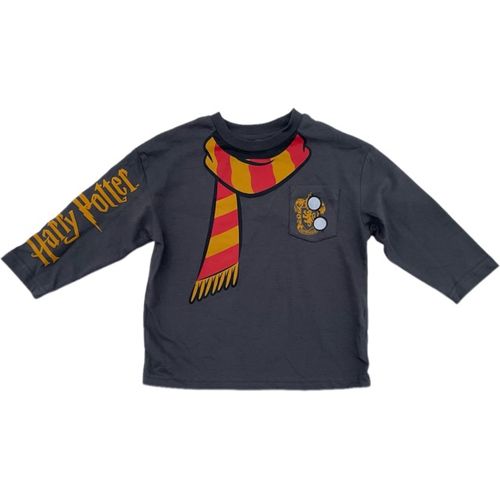 Harry poter long sleeved t-shirt with printed scarf and small pocket