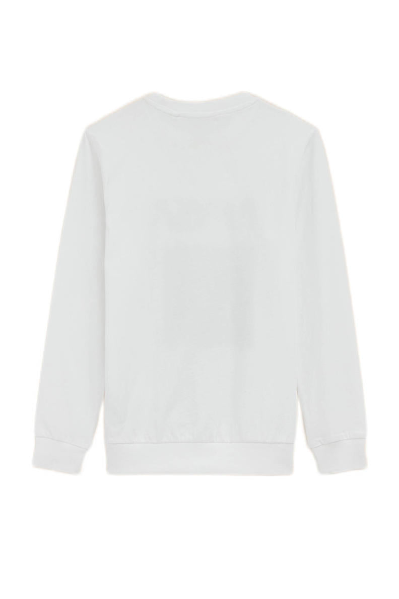 White crew neck shirt with nasa print