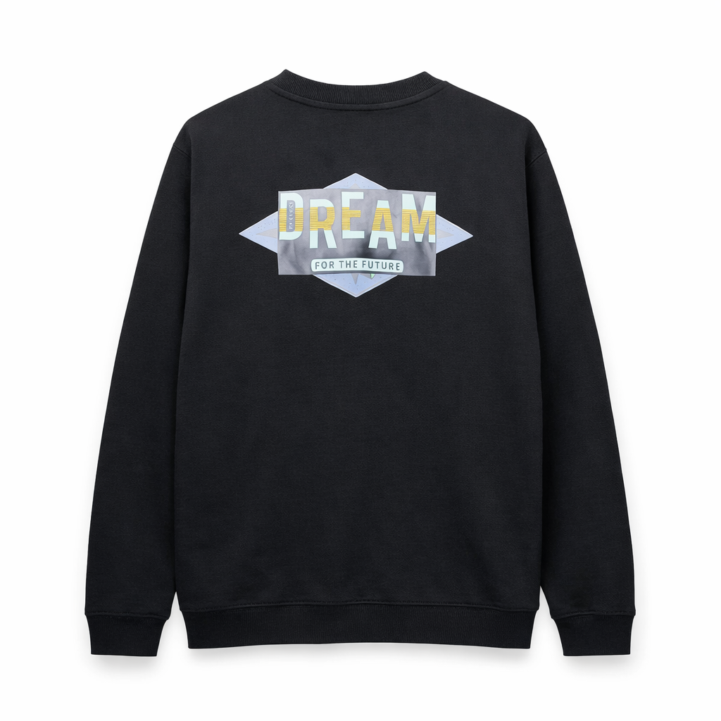 Kids Black Sweatshirt - "Experience - Since 2003" Graphic Print Kids Black Sweatshirt - "Journeys Great Britain" Graphic Print (BG-000198)