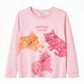CA Baby Pink Full Sleeve Shirt with Cat Printed (BG-000162)