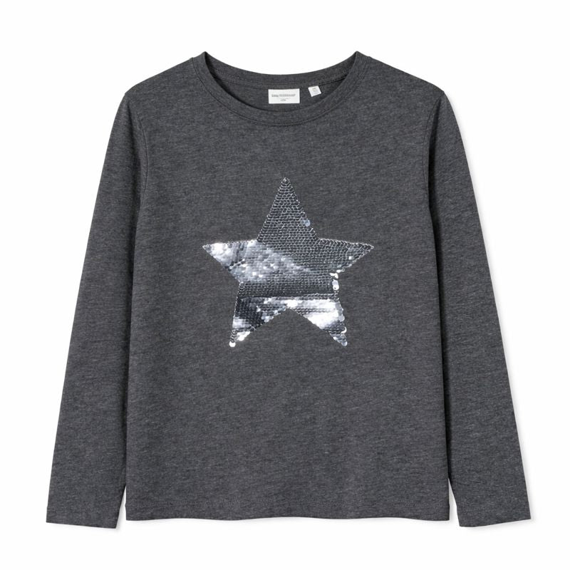 Long Sleeve Shirt with Large Sequined Star
