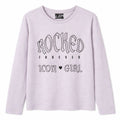 Long Sleeve Shirt with ROCKED FOREVER & ICON GIRL Print (BG-000164)