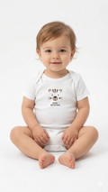 White Tiger Face & Text Higs With Dad Bodysuit (BG-000414)
