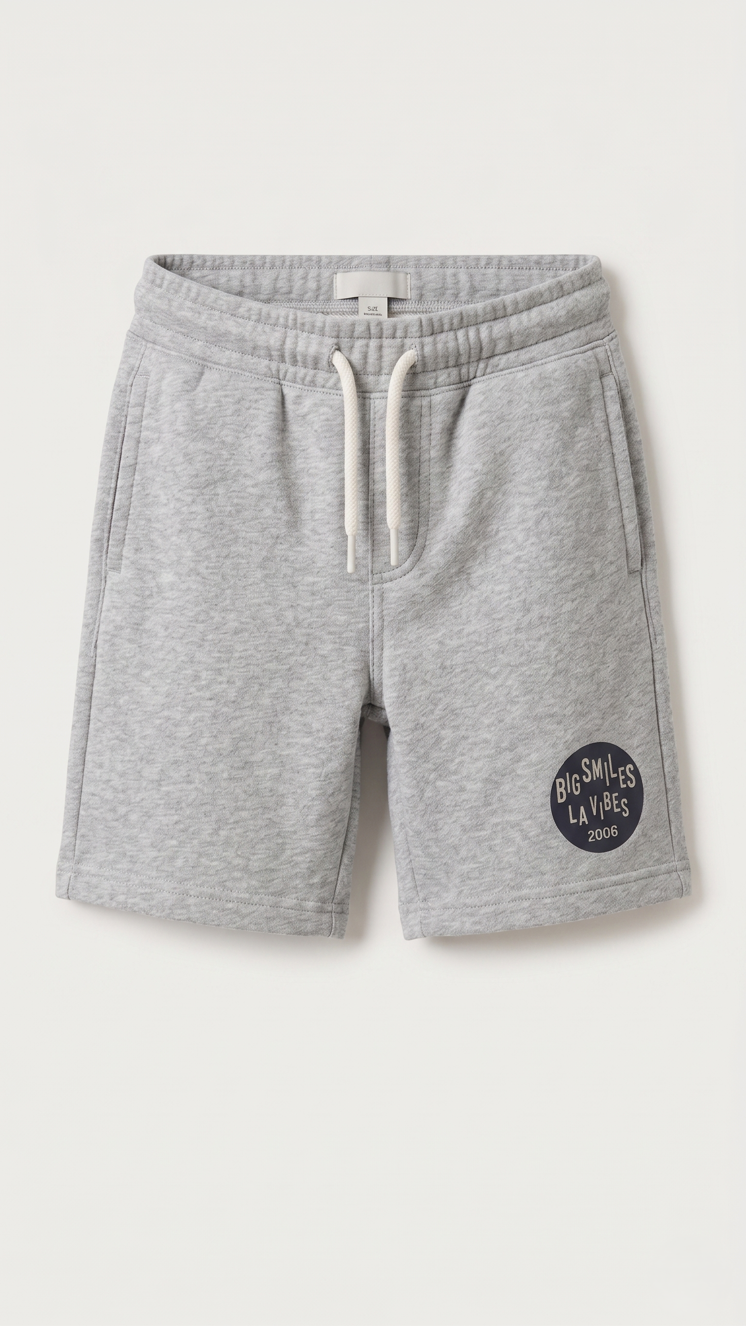 Boys Grey Terry Stuff Graphic Shorts Casual Everyday Wear Soft Fabric (BG-000540)