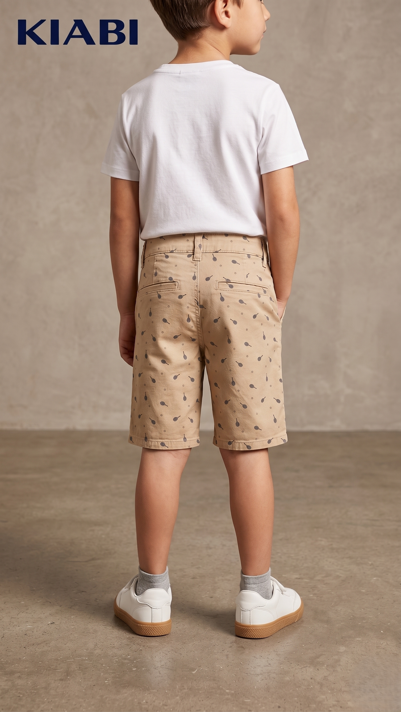 Boys Cotton Skin Nikker with Rackets Print (BG-000552)