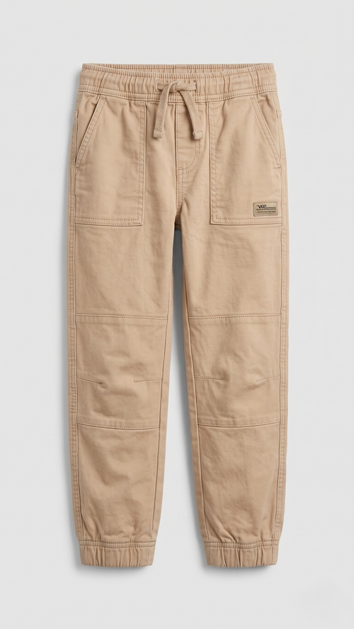 Khaki Solid Casual Joggers Style Pant (BG-000366)