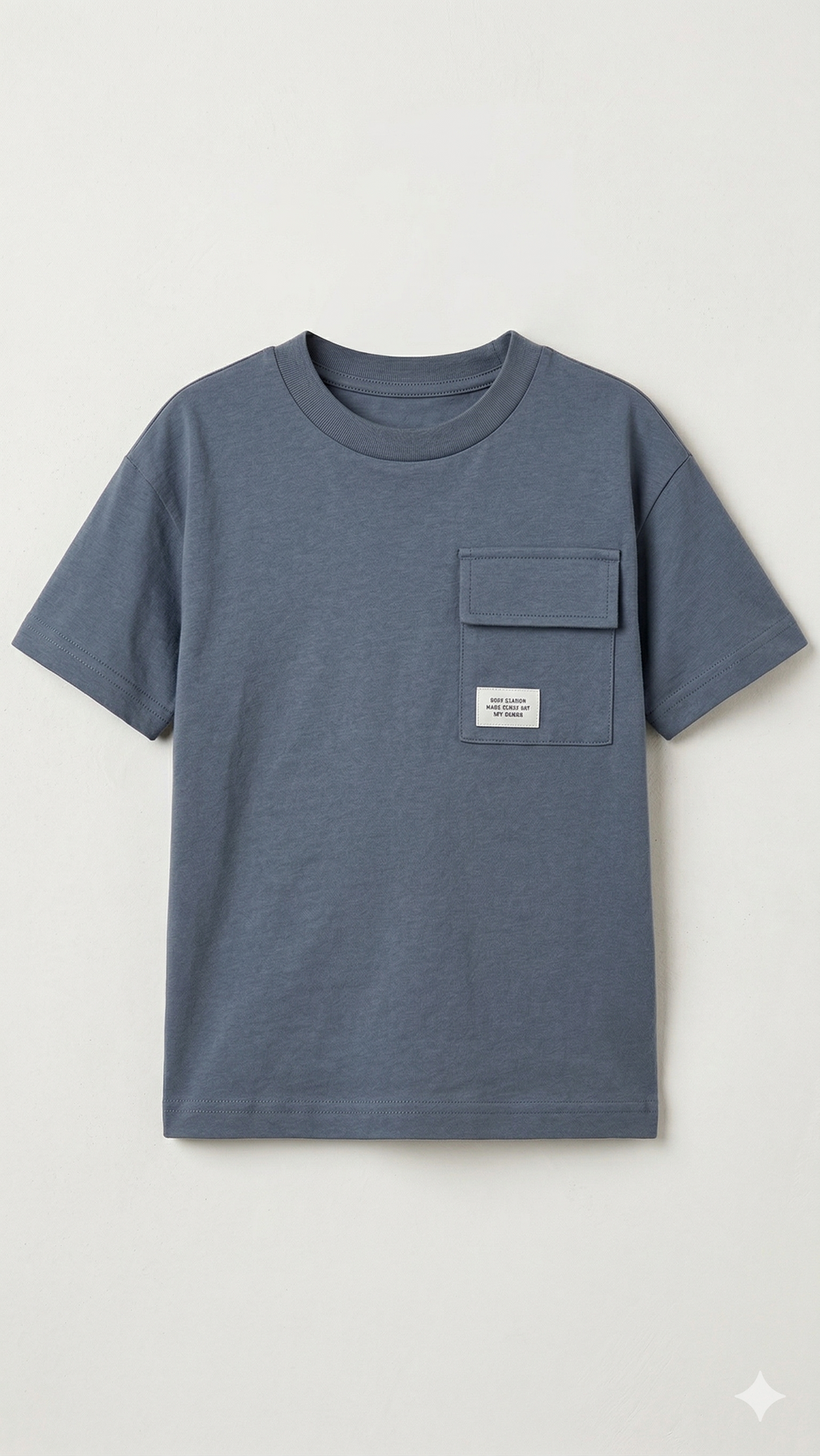 grey with chest pocket    BG-000488