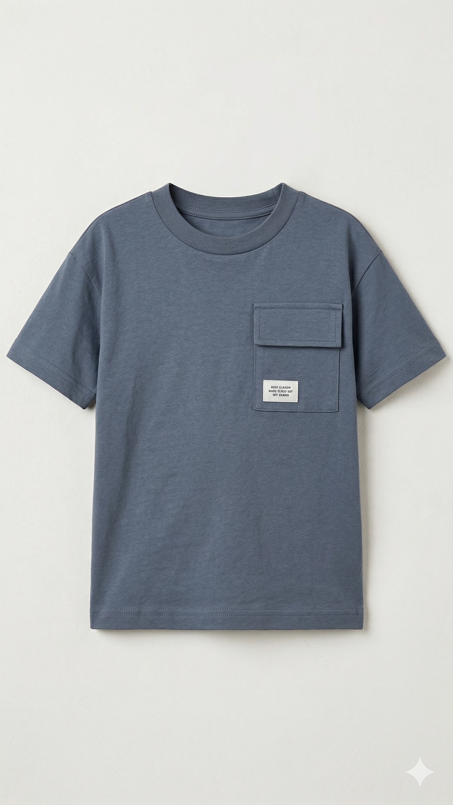 grey with chest pocket    BG-000488