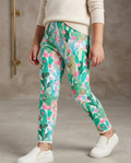 GREEN CACTUS PRINT TIGHTS  (BG-000794)