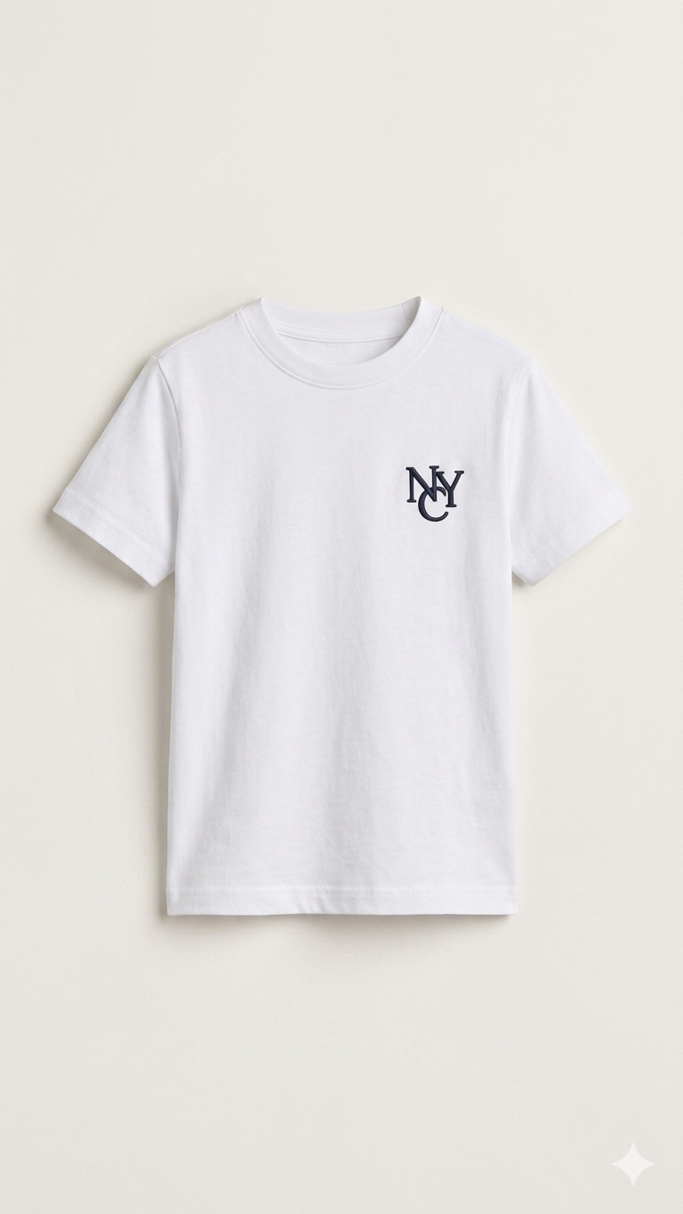 WHITE SHIRT WITH NYC (BG-000595)