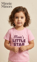 MINNIE MINORS PINK SHIRT MOMS LITTLE STAR PRINT (BG-000672)