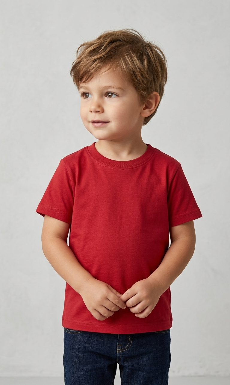 SUPER BOY RED SHIRT 98 PRINT ON BACK SIDE (BG-000676)