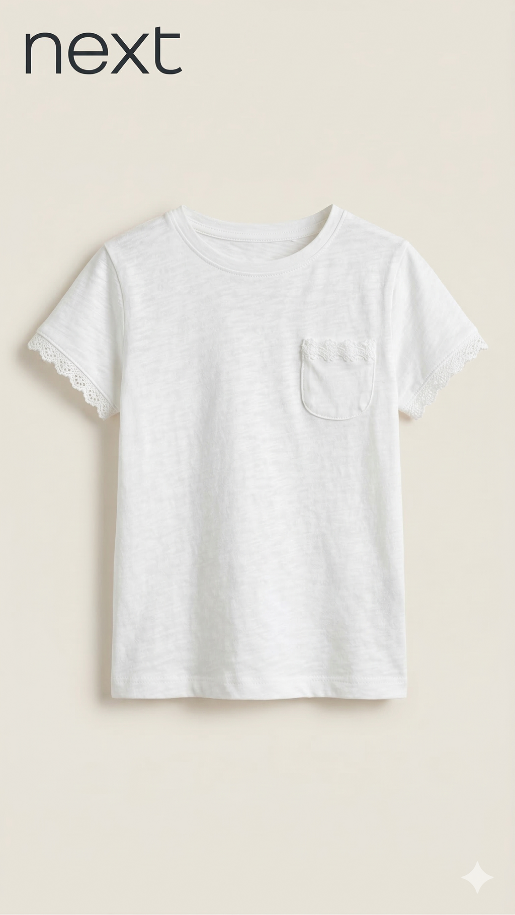 full white with lace     BG-000445
