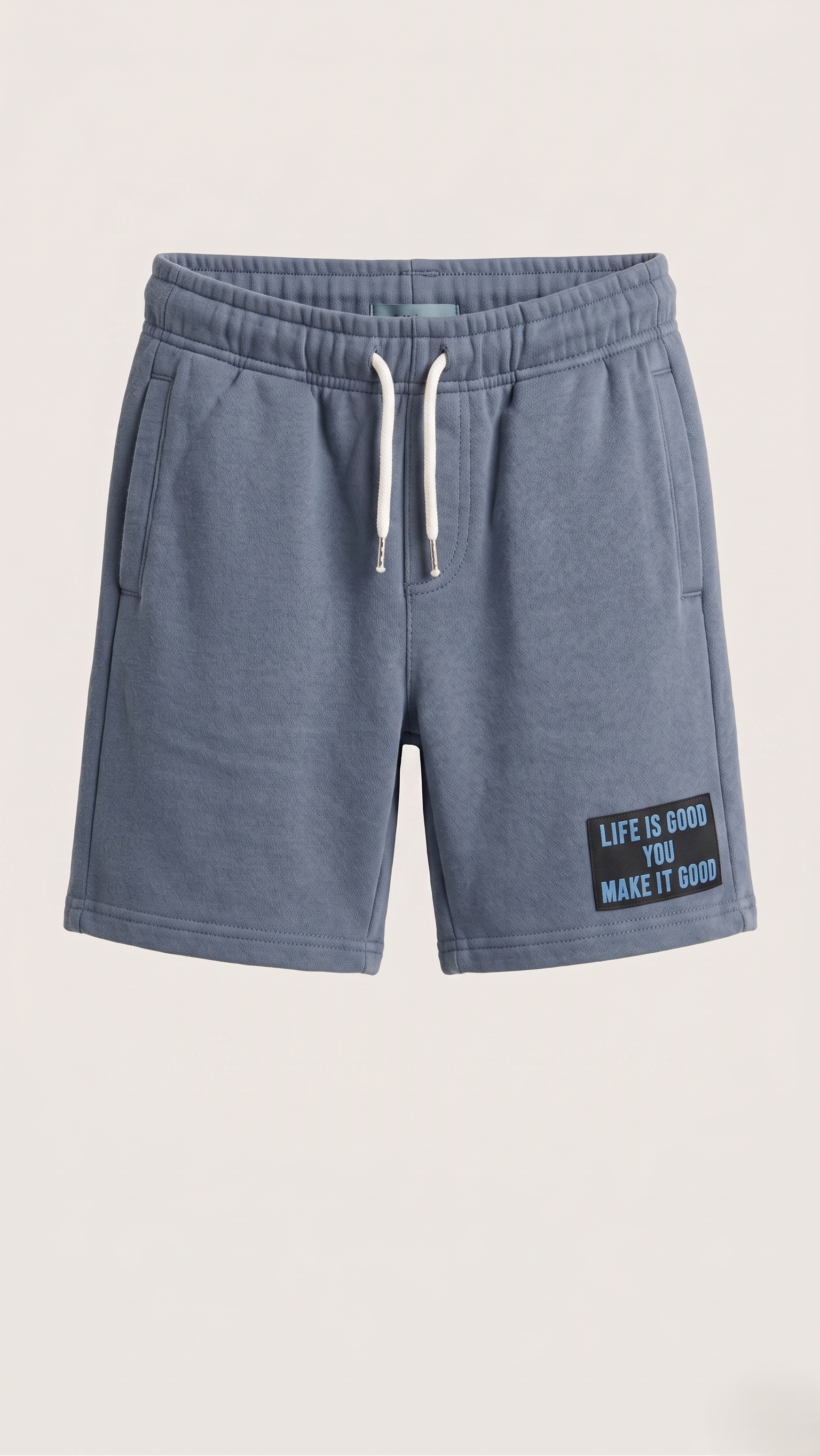 Boys Blue Terry Stuff Graphic Shorts Casual Summer Wear Soft Fabric (BG-000543)