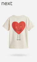 NEXT SKIN COLOUR BLOUSE WITH HEART PRINT ON IT (BG-000625)
