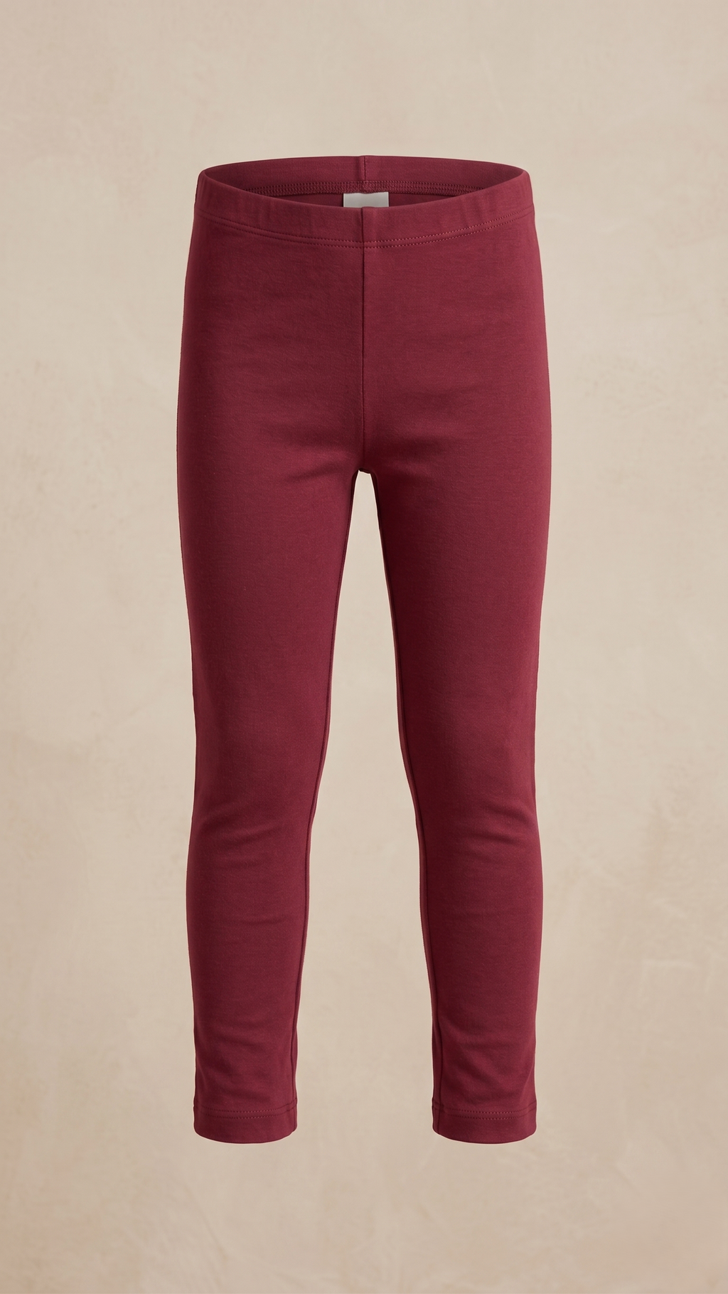 Dark Berry/Burgundy Kids' Leggings-Summer (BG-000606)