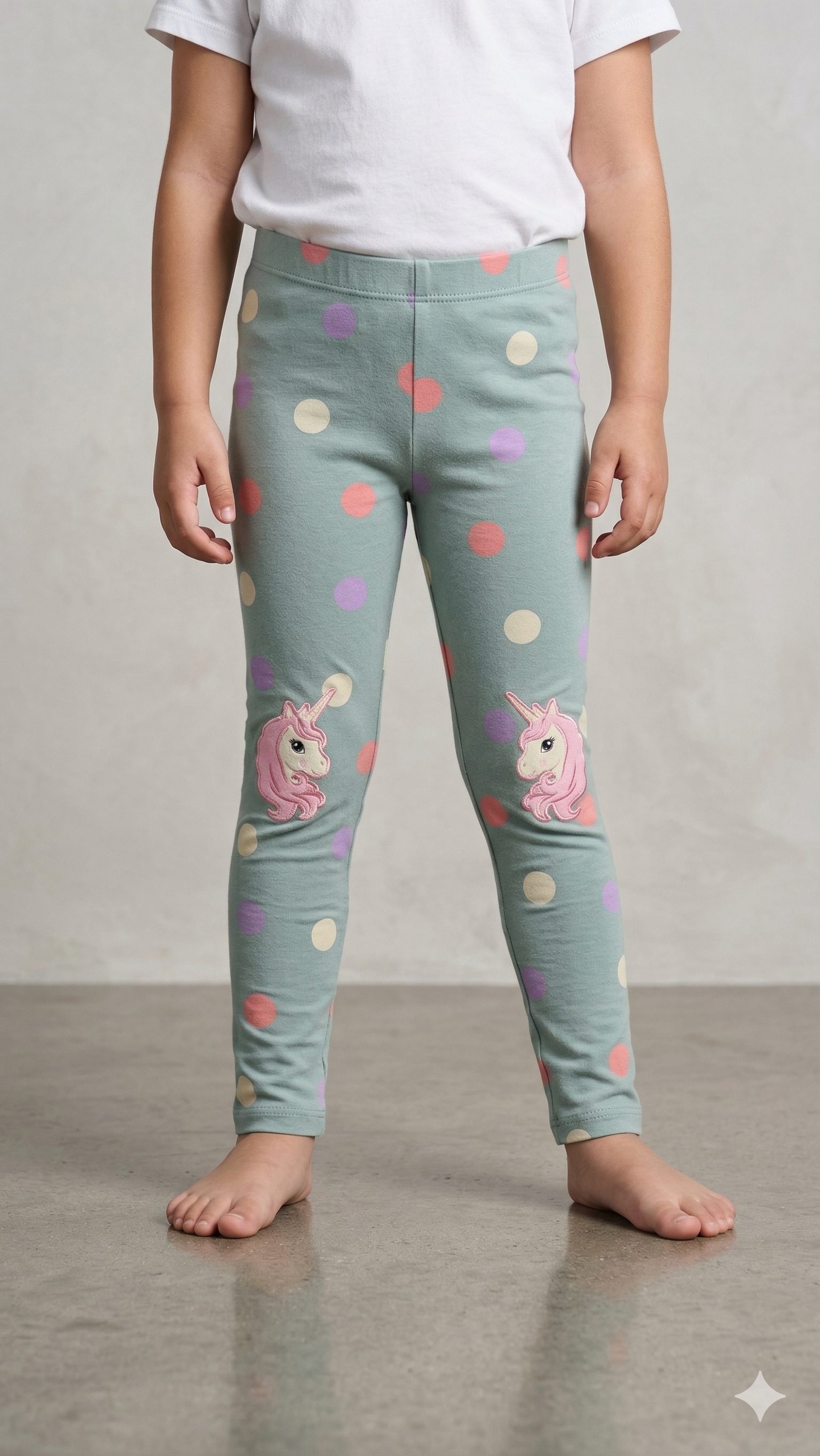 Unicorn Polka Dot Leggings (BG-000522)