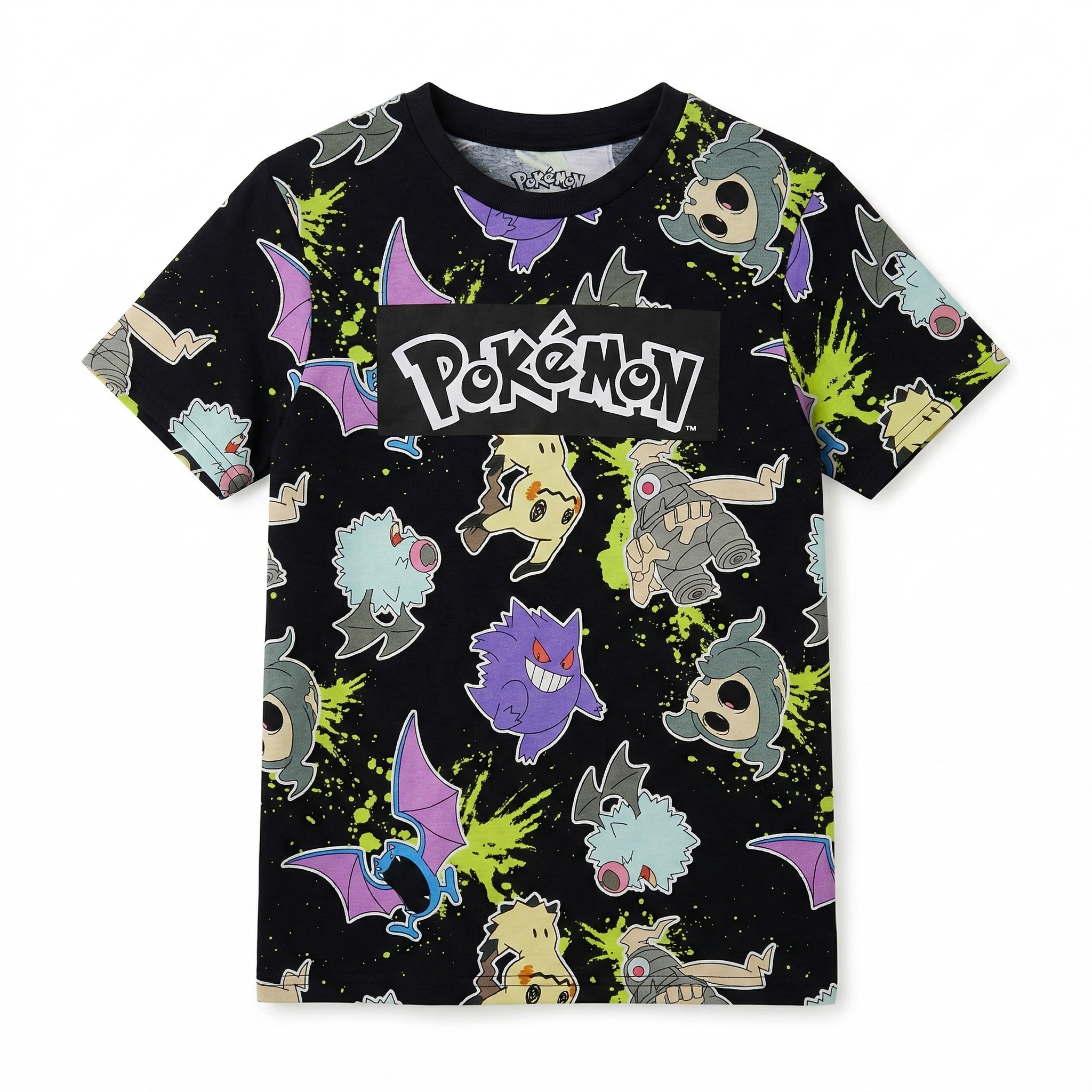 Black Pokemon Character T-shirt (BG-000406)
