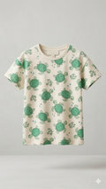 cream with turtles   BG-000482