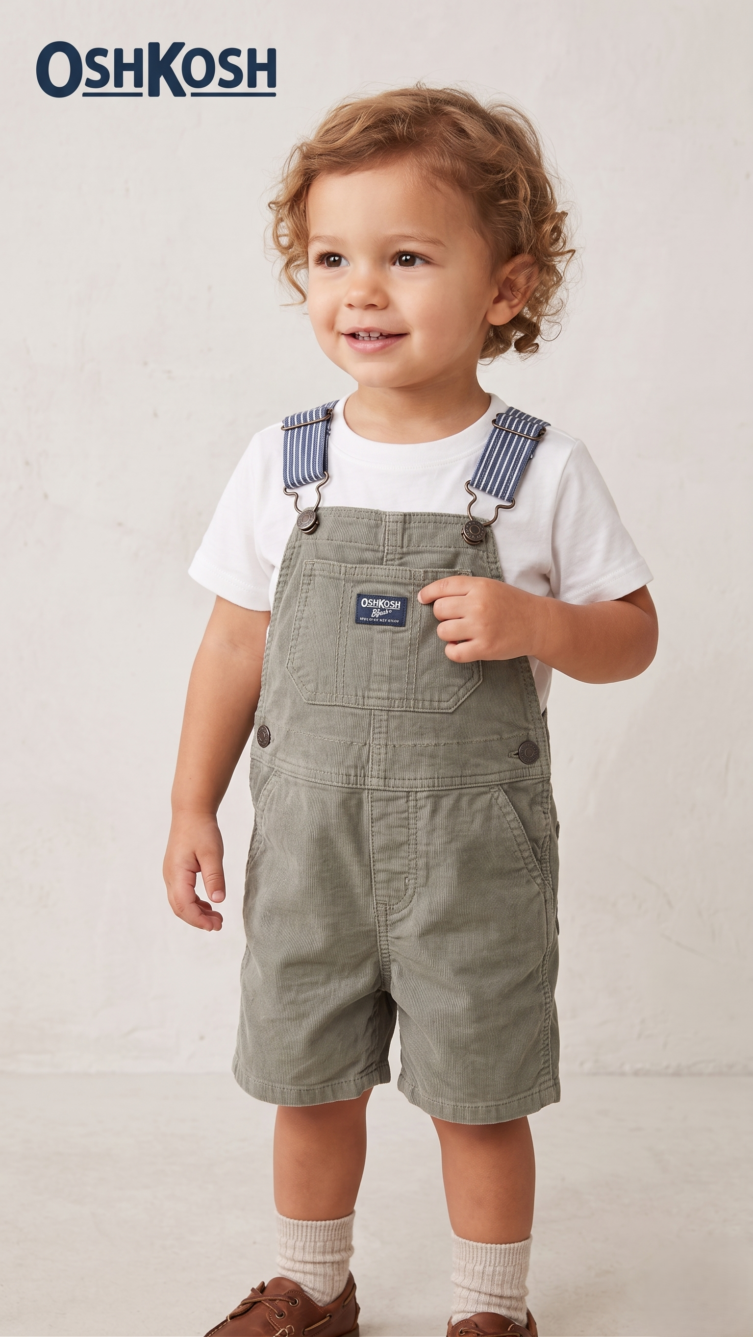 Sage Green Corduroy Overalls (BG-000591)