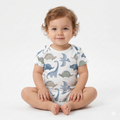 Various Species Dinosaur Print Bodysuit (BG-000418)