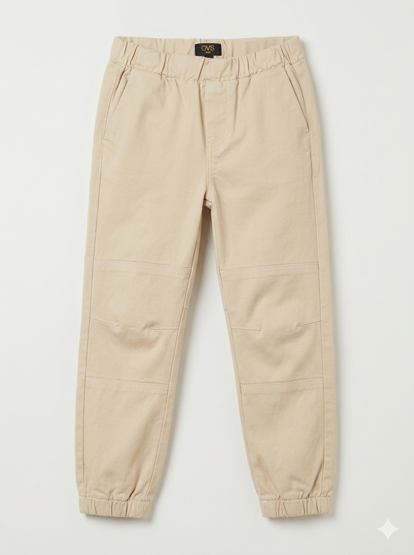 OVS Big Boys Twill Moto Jogger Pant (BG-000368)