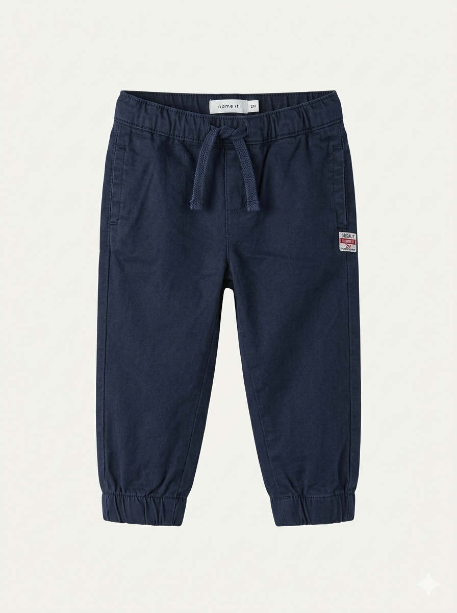 Navy Blue Boys Joggers Style Pant (BG-000363)
