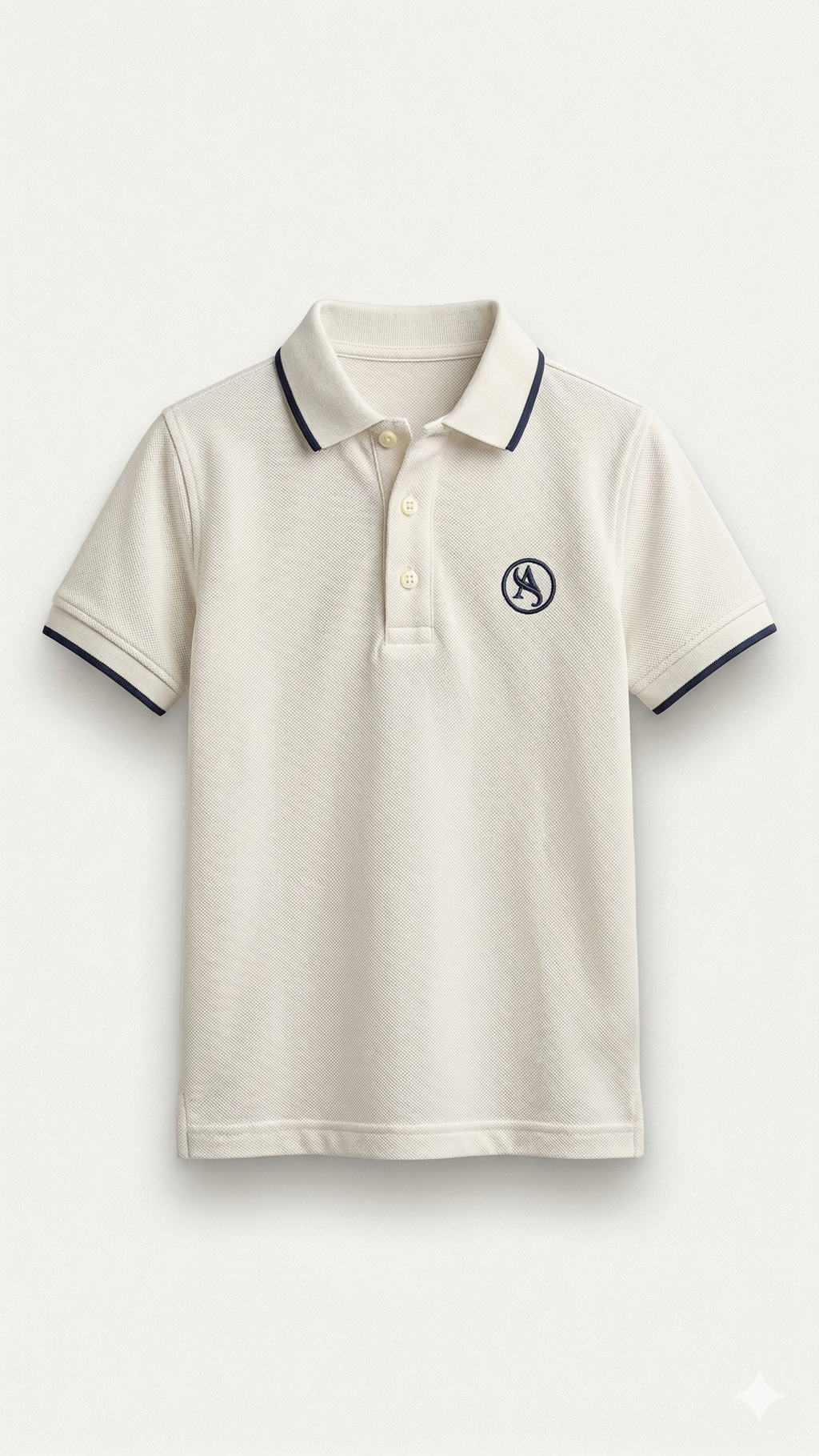 White polo style with chest A       BG-000461