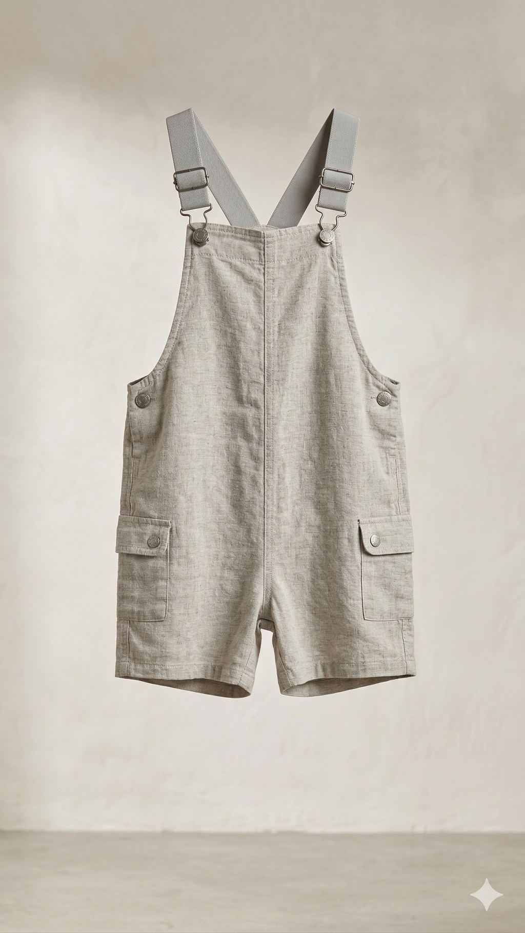 grey Romper     BG-000479