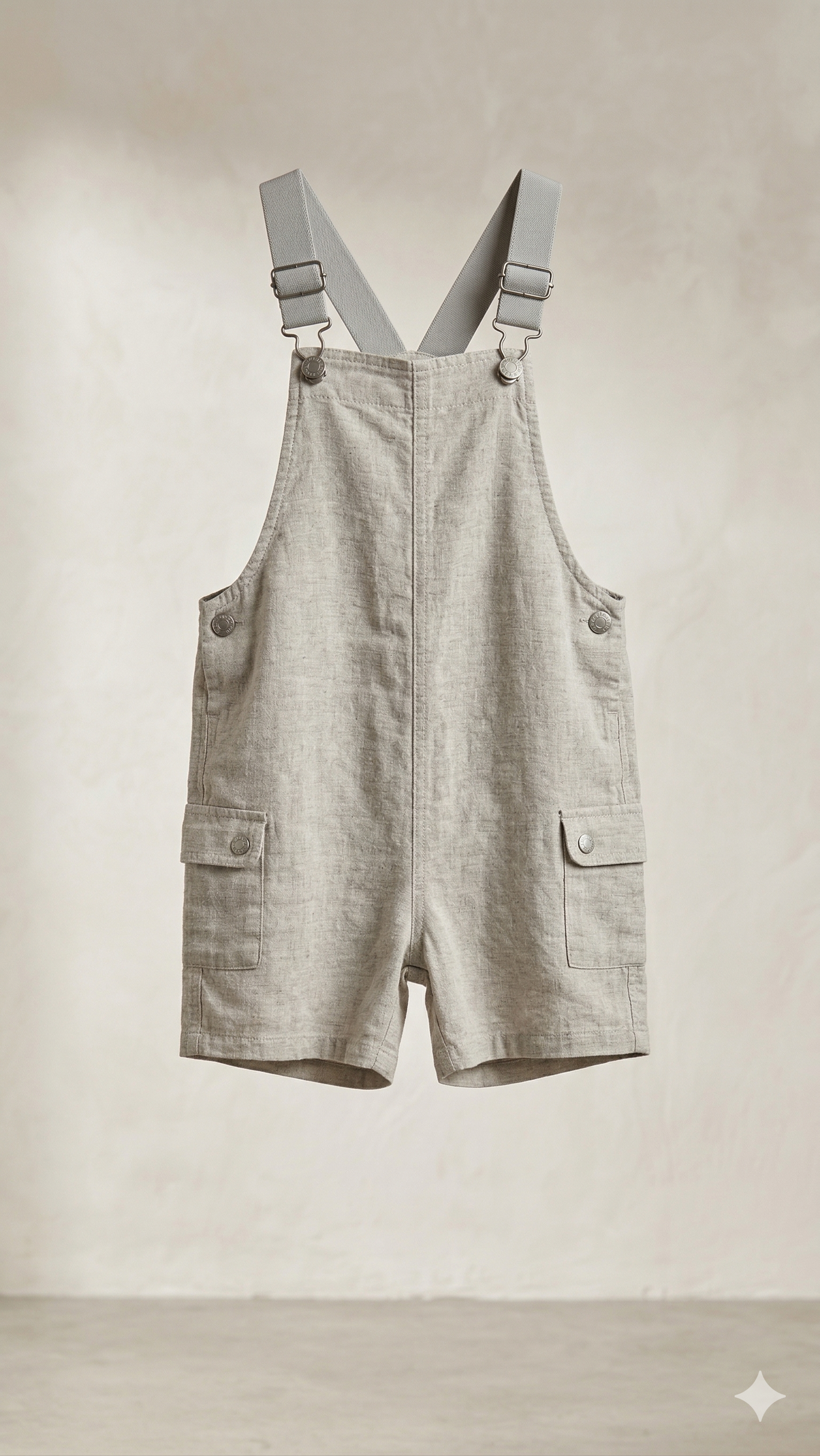 grey Romper     BG-000479