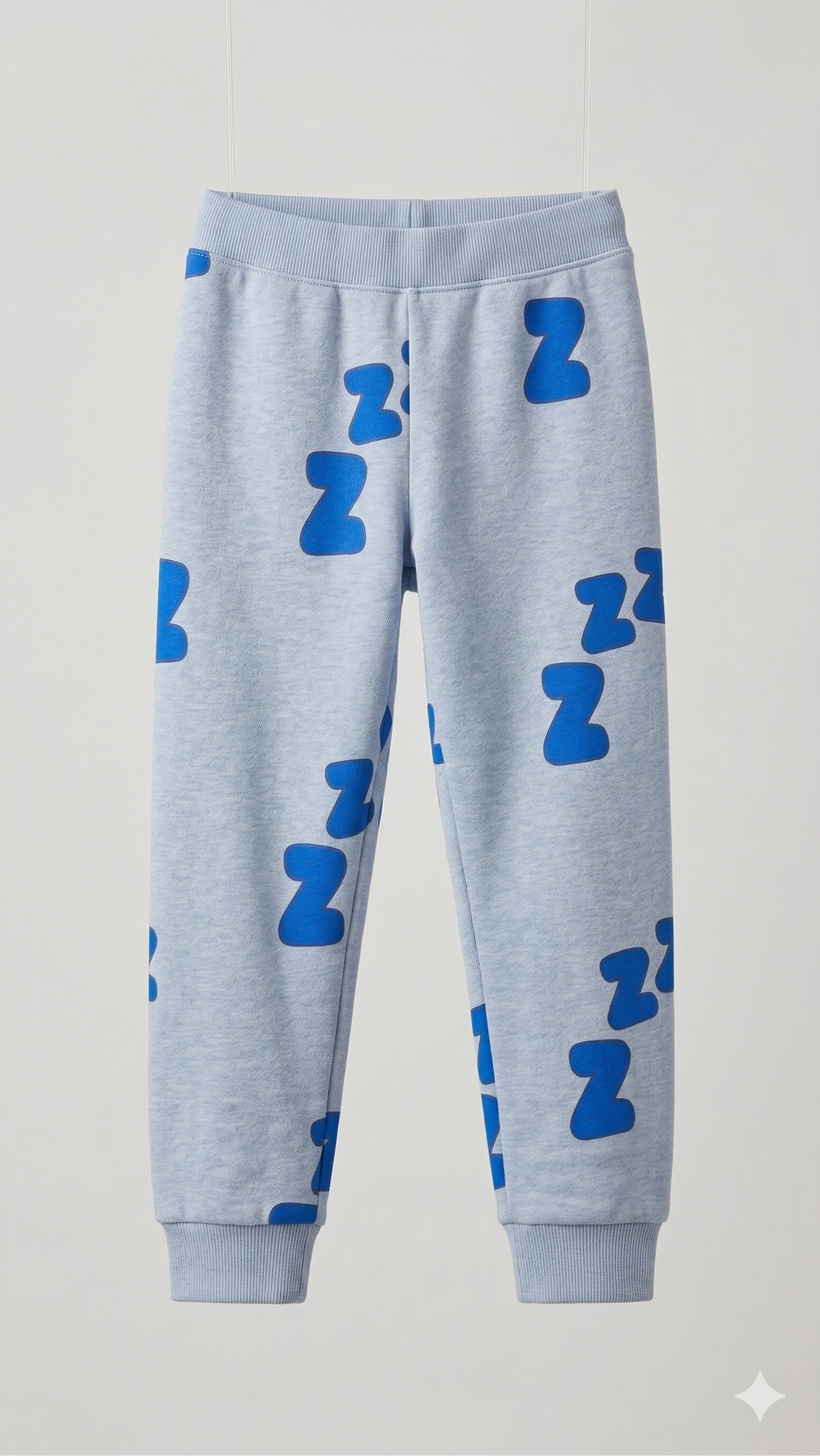 Blue "Z" Graphic Joggers (BG-000524)