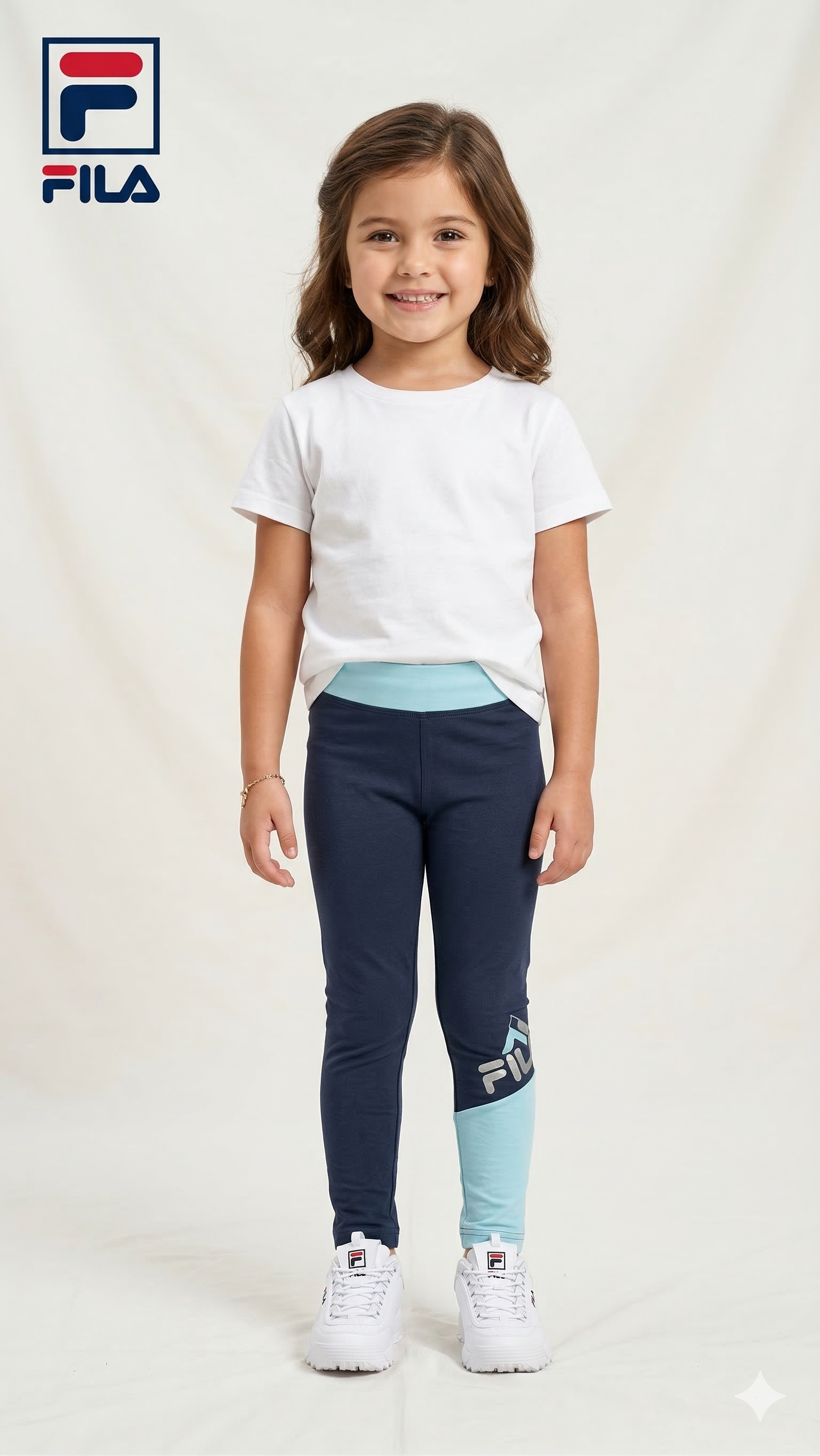 Black & Blue Fila Legging (BG-000513)