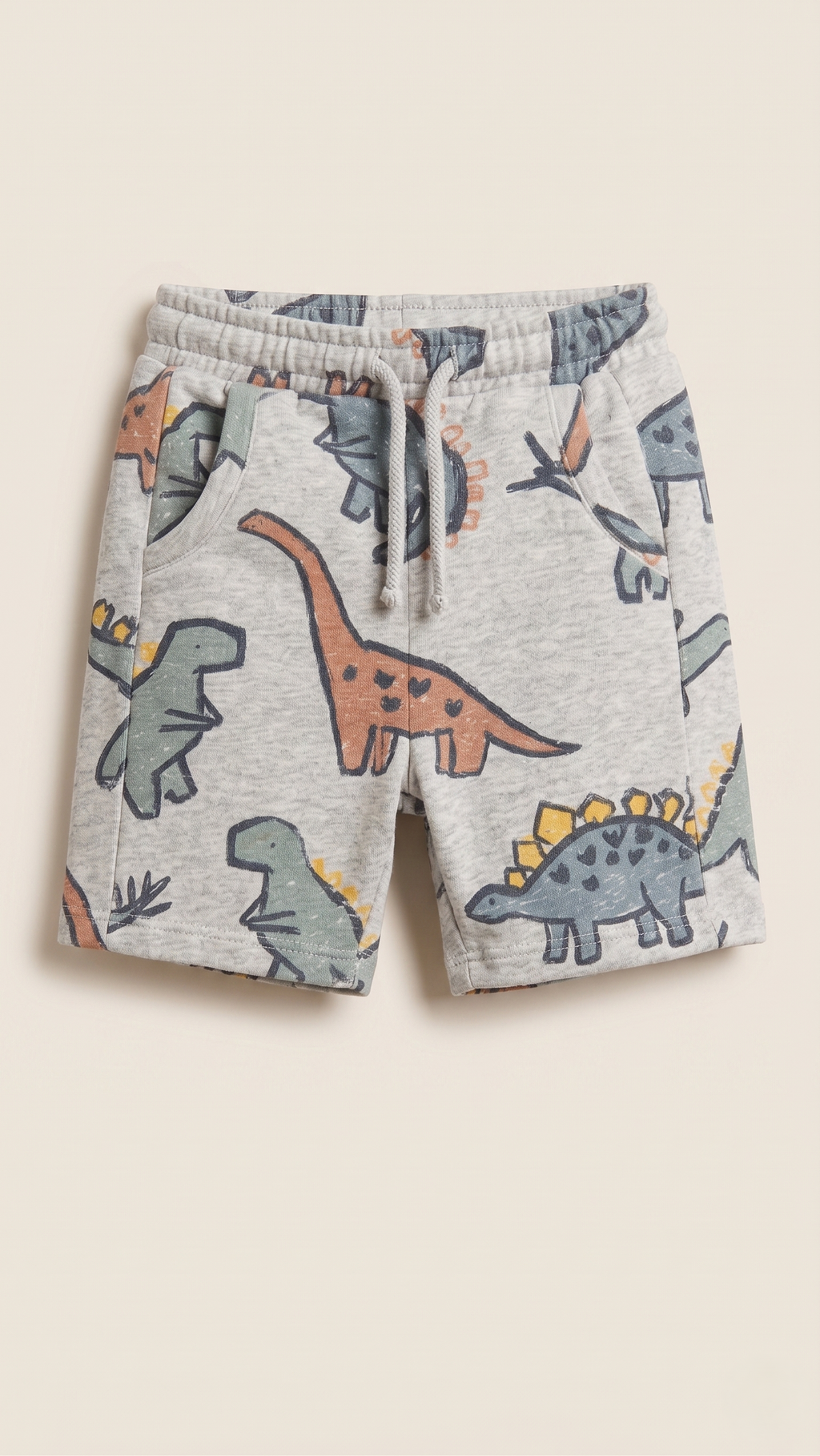 Boys Dinosaur Printed Cotton Shorts Soft Casual Summer Kids Wear (BG-000541)