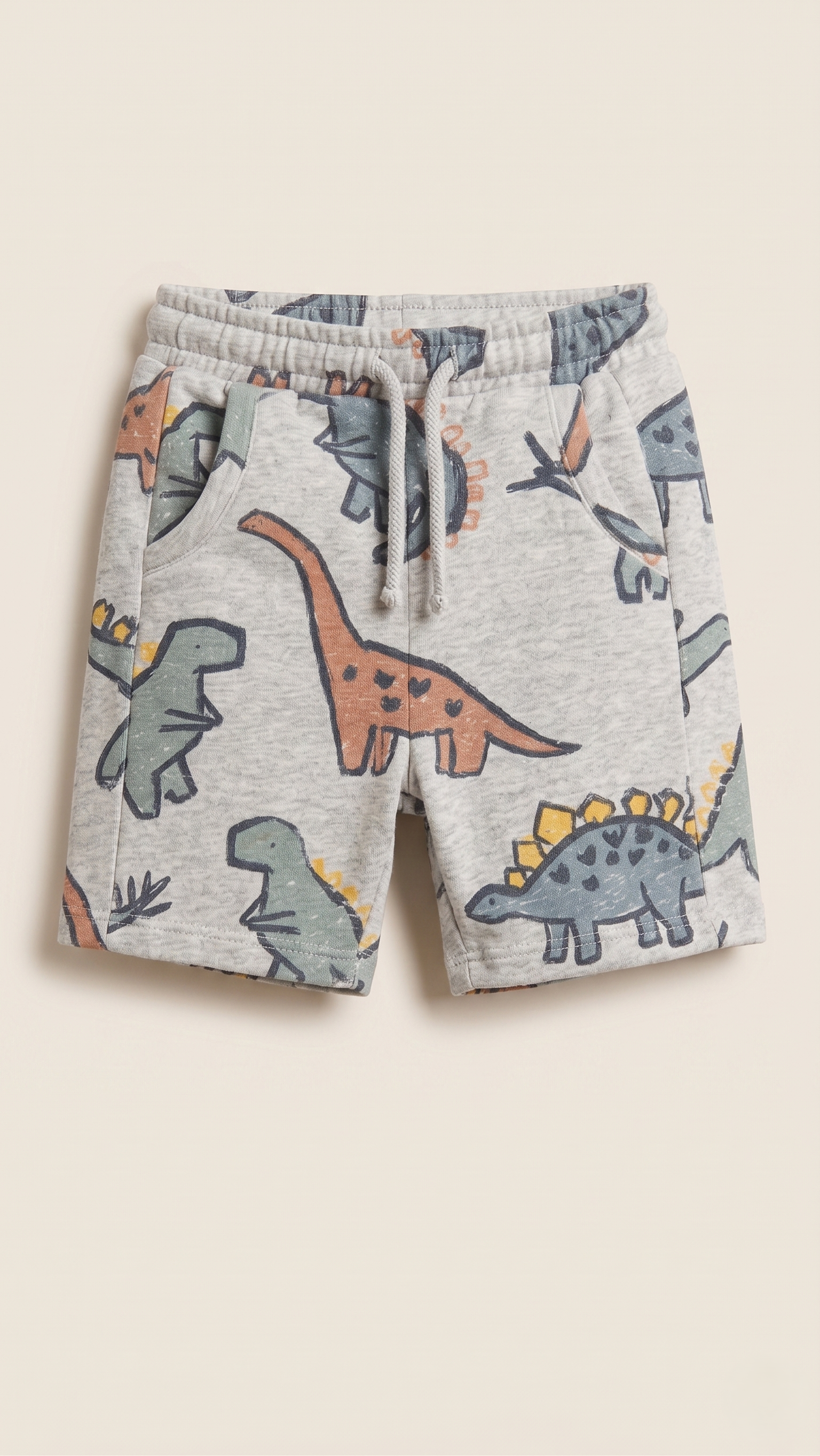 Boys Dinosaur Printed Cotton Shorts Soft Casual Summer Kids Wear (BG-000541)