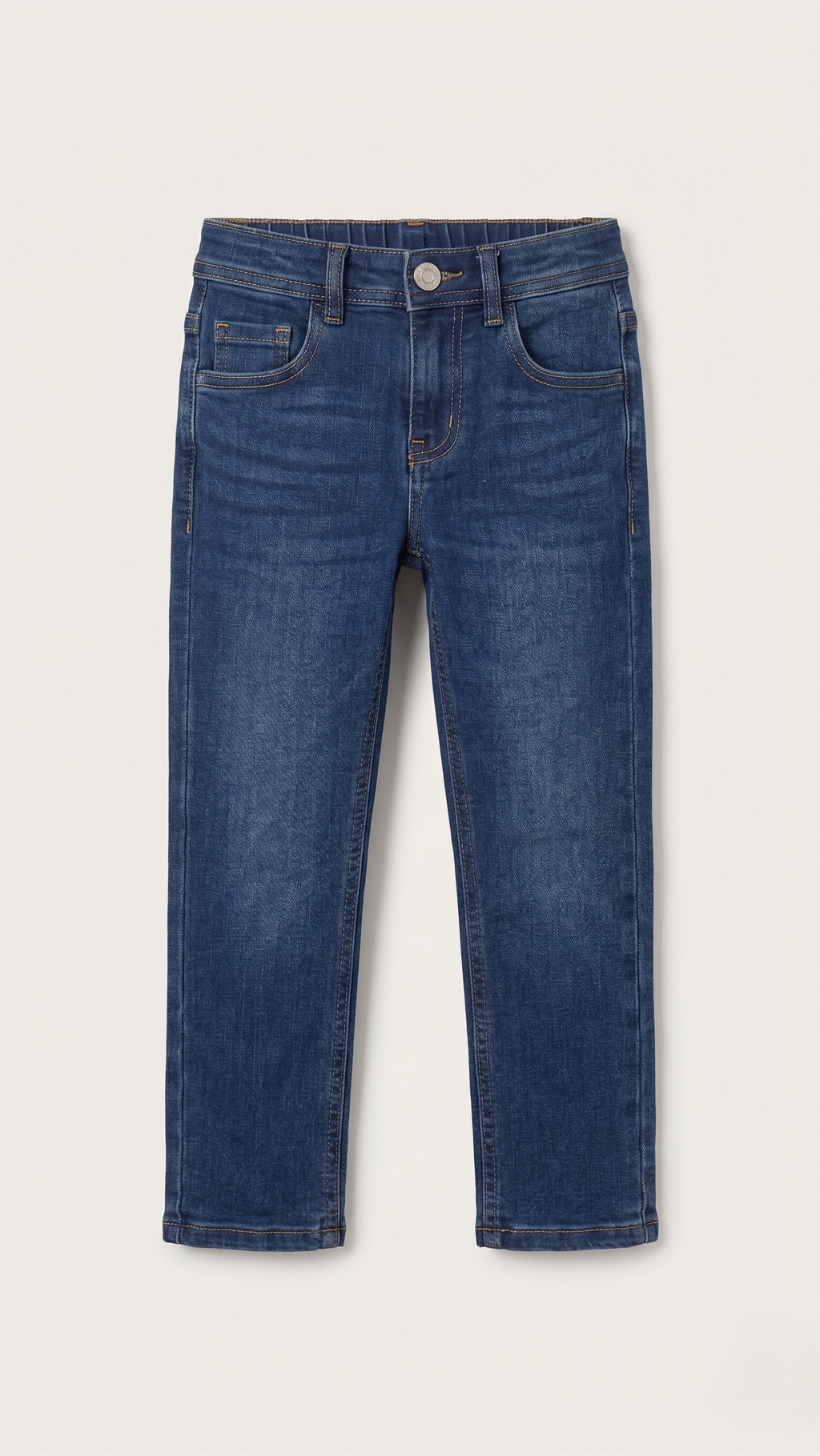 Mid Blue Boys' Slim Fit Jeans (BG-000681)