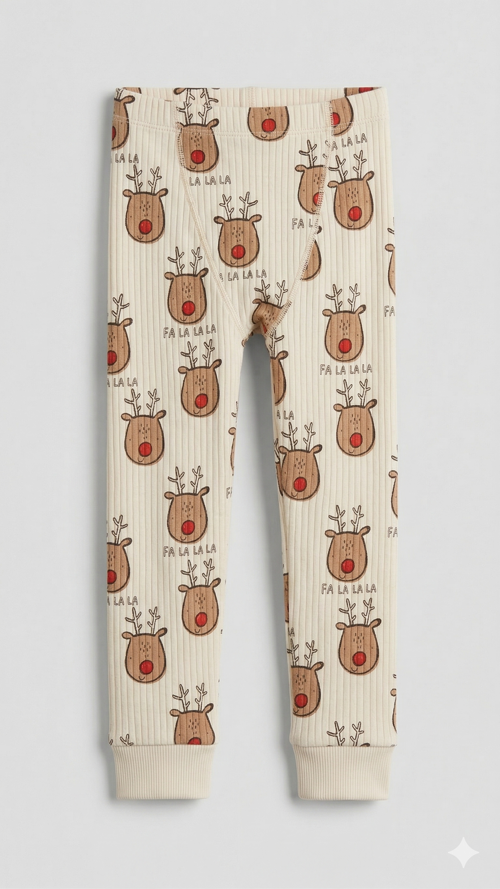 Cream Trouser with Animal Face (BG-000508)