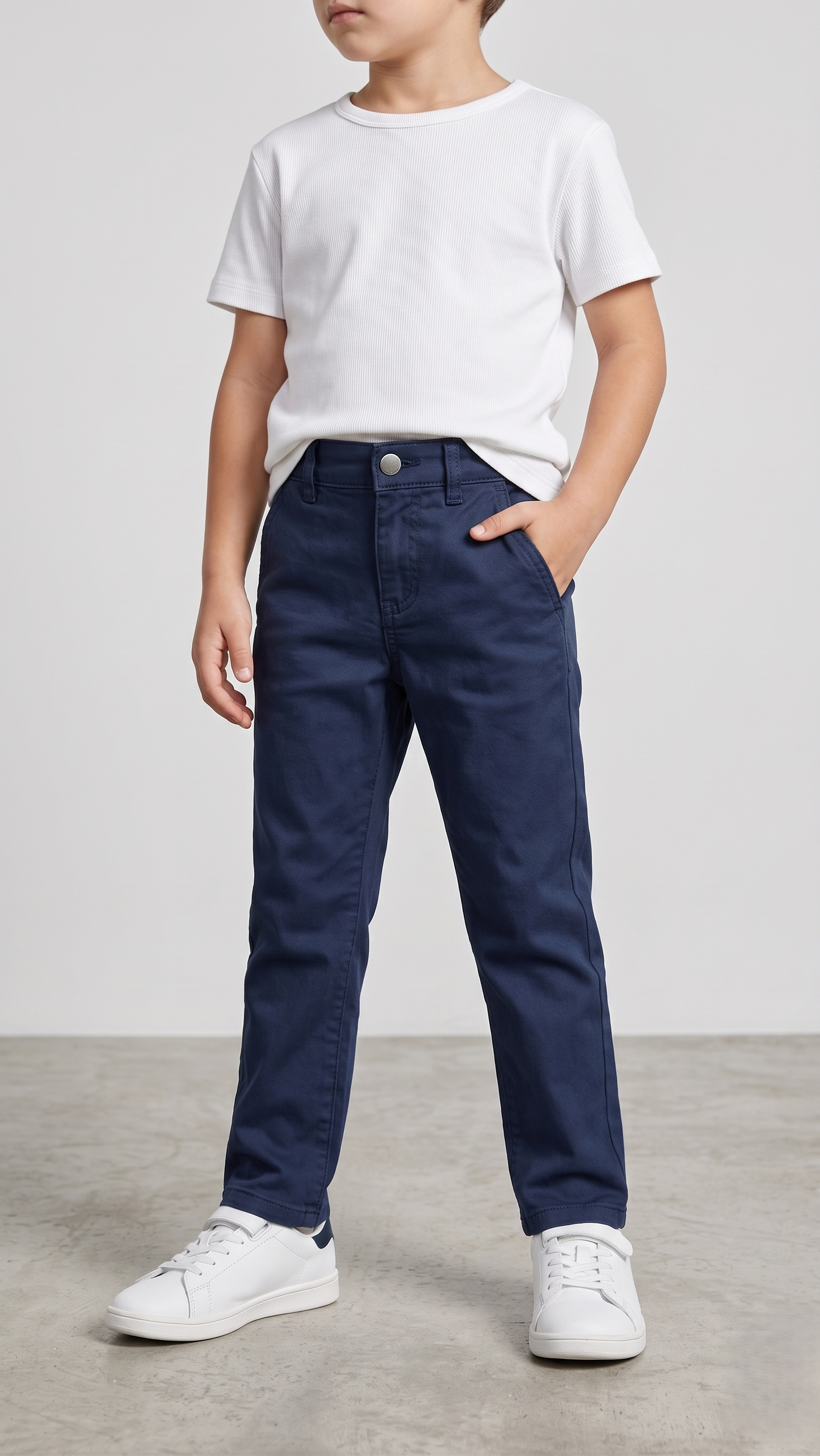 Navy Blue Chino Pants (BG-000361)