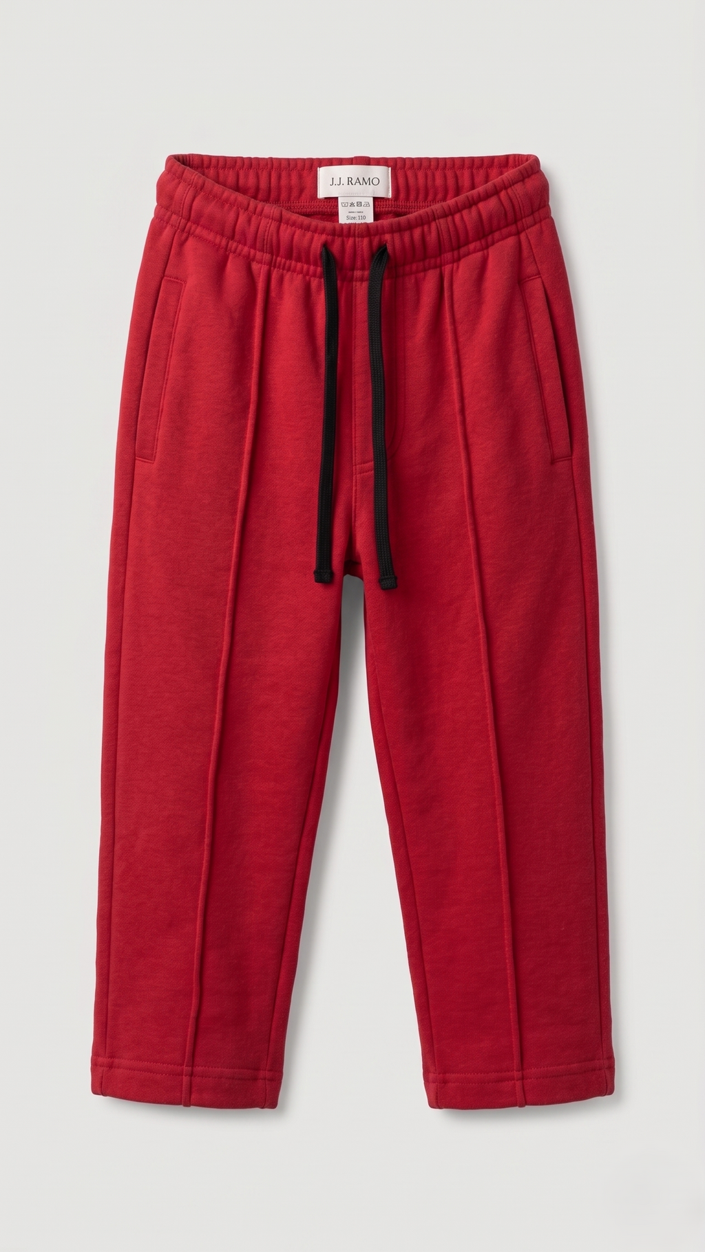 Crimson Red Vibrant Kids Trouser (BG-000562)