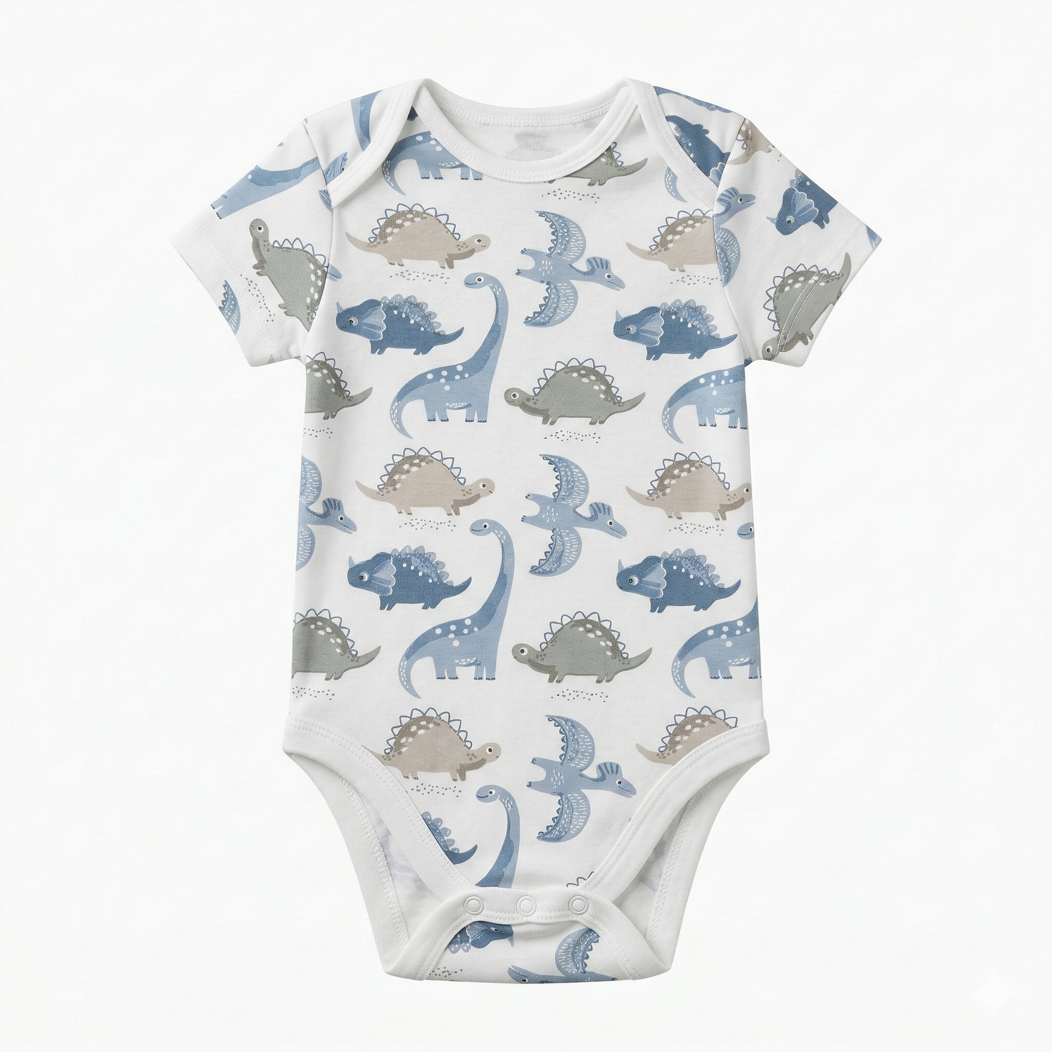 Various Species Dinosaur Print Bodysuit (BG-000418)