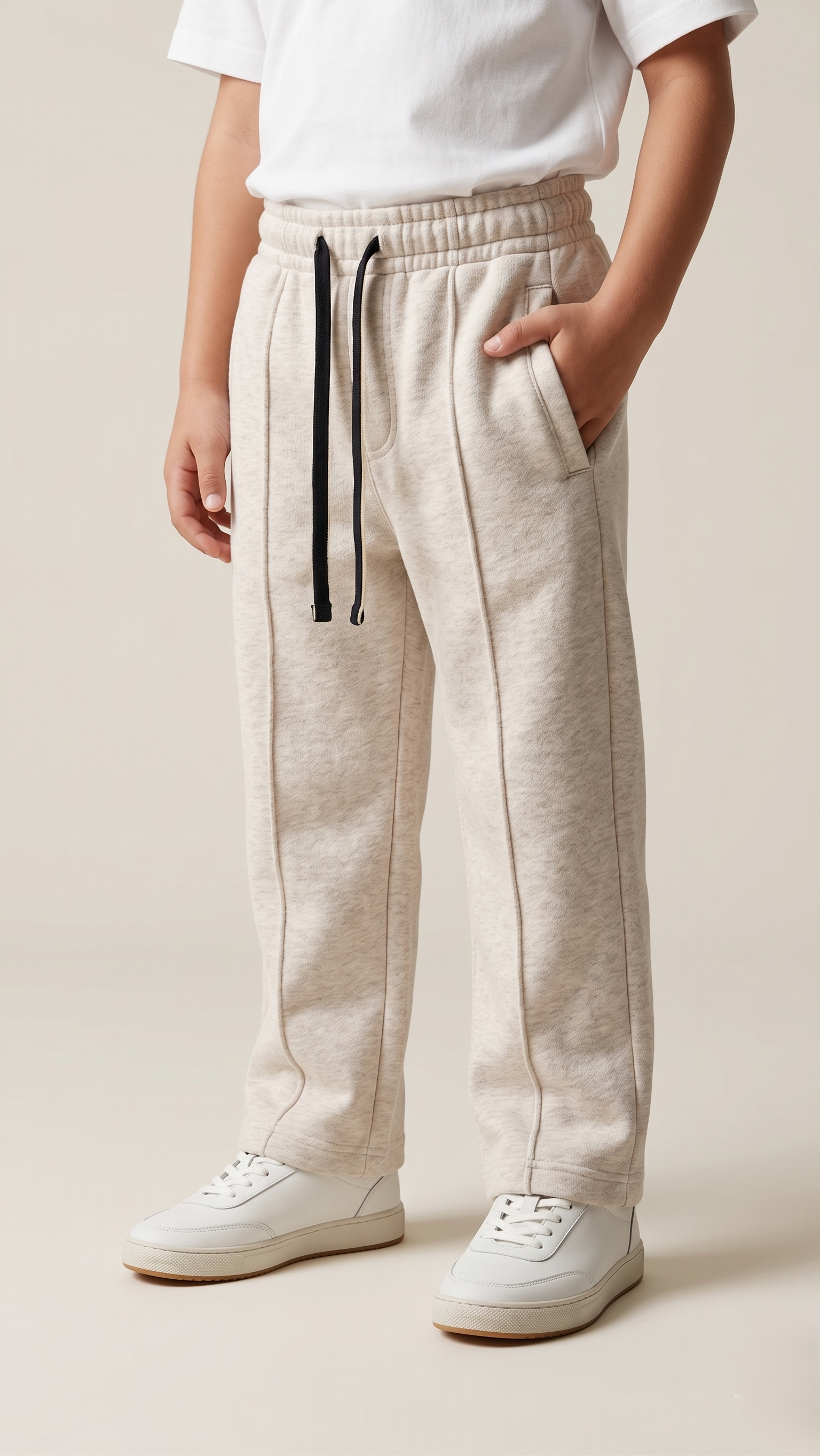 Oatmeal Heather Premium Trouser (BG-000566)